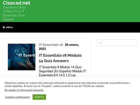 'cisacad.net' screenshot