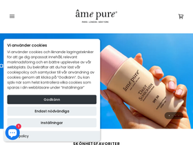 Amepure homepage screenshot
