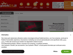 'giochi24.it' screenshot