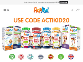 ActiKid homepage screenshot