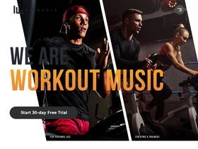 'fitradio.com' screenshot