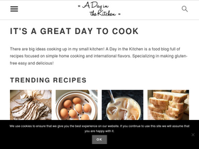 'adayinthekitchen.com' screenshot
