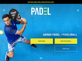 everythingpadel.com.au homepage screenshot
