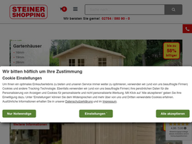 'steinershopping.at' screenshot