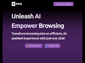 Torq - Boost productivity with AI-driven task automation, prioritization, and seamless app integration.