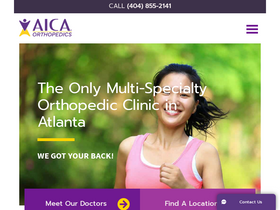 'aica.com' screenshot