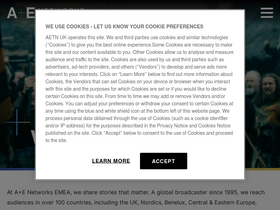 'aenetworks.tv' screenshot