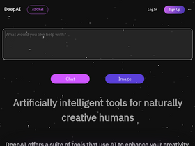 'deepai.org' screenshot