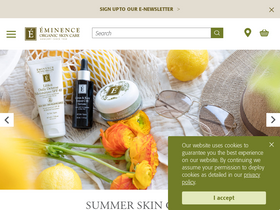 'eminenceorganics.com' screenshot
