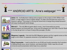 'androidarts.com' screenshot