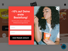 Feel Food homepage screenshot