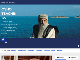 'oshoteachings.com' screenshot