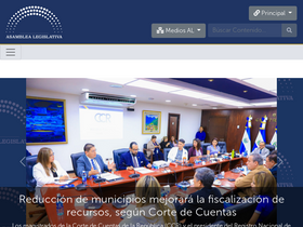 'asamblea.gob.sv' screenshot
