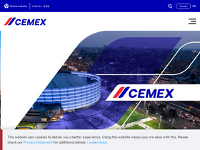 'cemex.com' screenshot