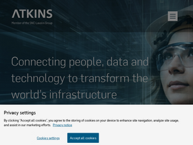 'atkinsglobal.com' screenshot