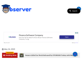 'tzobserver.com' screenshot