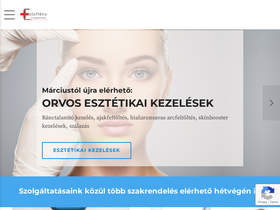 'ezustfenyklinika.hu' screenshot