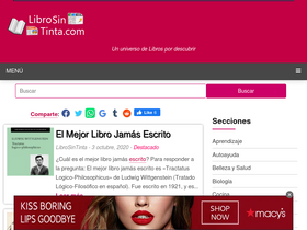 'librosintinta.com' screenshot