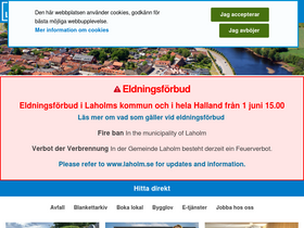 'laholm.se' screenshot