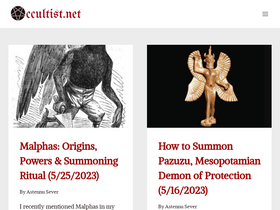 'occultist.net' screenshot