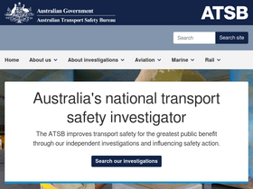 'atsb.gov.au' screenshot