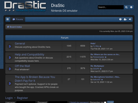 'drastic-ds.com' screenshot