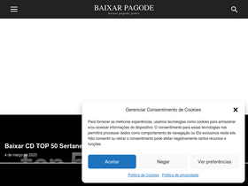 'baixarpagode.net' screenshot
