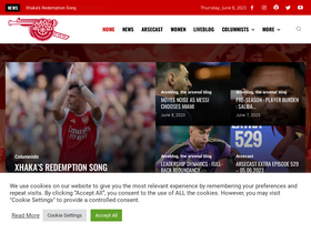 'arseblog.com' screenshot