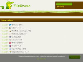 'filecroco.com' screenshot