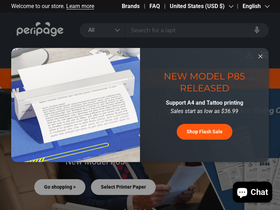 Peripageglobal homepage screenshot