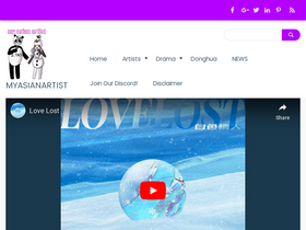 'myasianartist.com' screenshot
