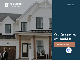 'keystonecustomhome.com' screenshot