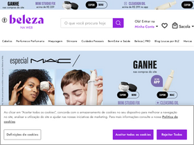 'belezanaweb.com.br' screenshot