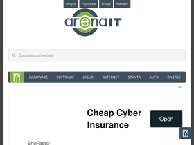 'arenait.ro' screenshot
