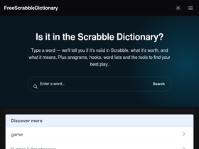 freescrabbledictionary.com