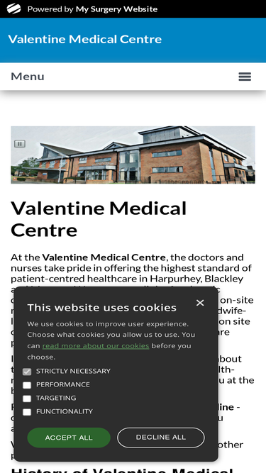 valentinemedicalcentre.co.uk
