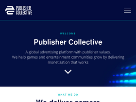 'publisher-collective.com' screenshot