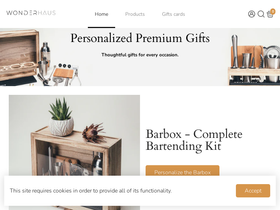mywonderhaus.com homepage screenshot