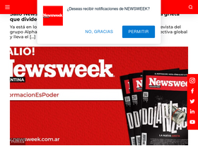 'newsweek.com.ar' screenshot