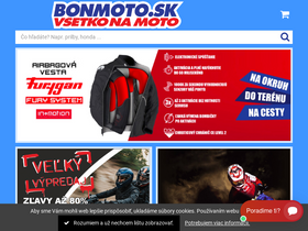'bonmoto.sk' screenshot