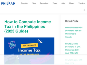 'philpad.com' screenshot
