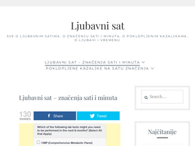 'ljubavnisat.com' screenshot