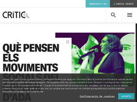 'elcritic.cat' screenshot