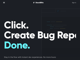 'stackblitz.com' screenshot