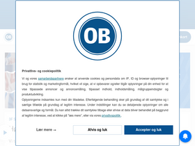 'ob.dk' screenshot