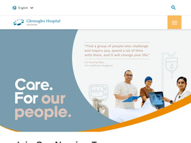 'gleneagles.com.sg' screenshot