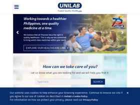 'unilab.com.ph' screenshot