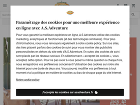 'asadventure.fr' screenshot