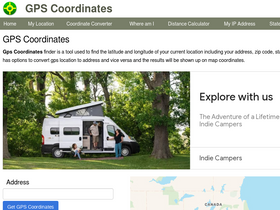 'gps-coordinates.org' screenshot