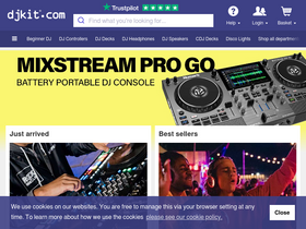 'djkit.com' screenshot